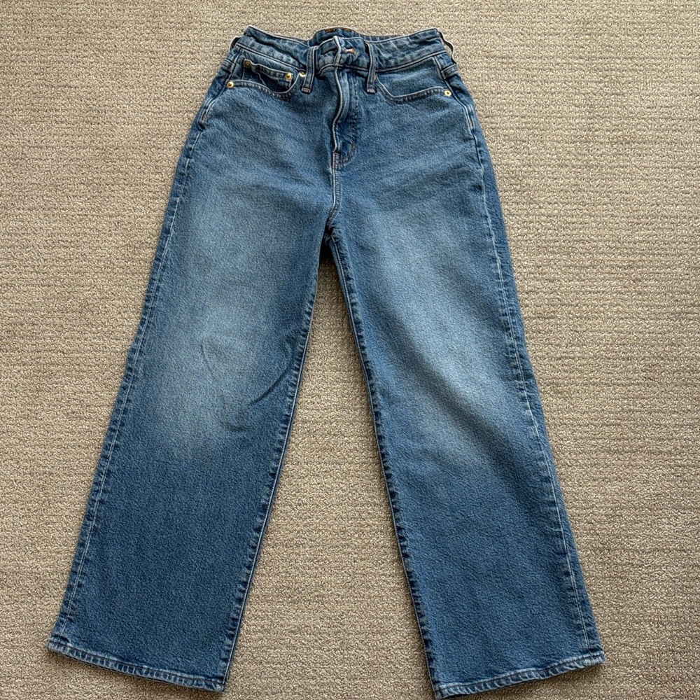 J. Crew Curvy Slim Wide Leg Jeans size 26.